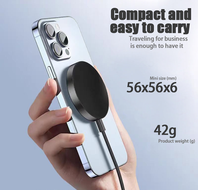 π Caricatore Wireless Magnetico Qi2 15W β Ricarica Rapida per iPhone 12-16